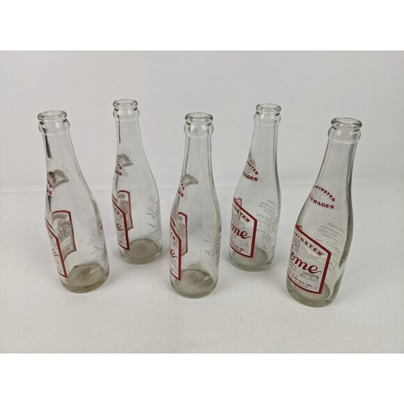Vintage Soda Pop Bottle 1950s Leominster Home Beverages - 7 Oz - Lot of 5 - Picture 3 of 10